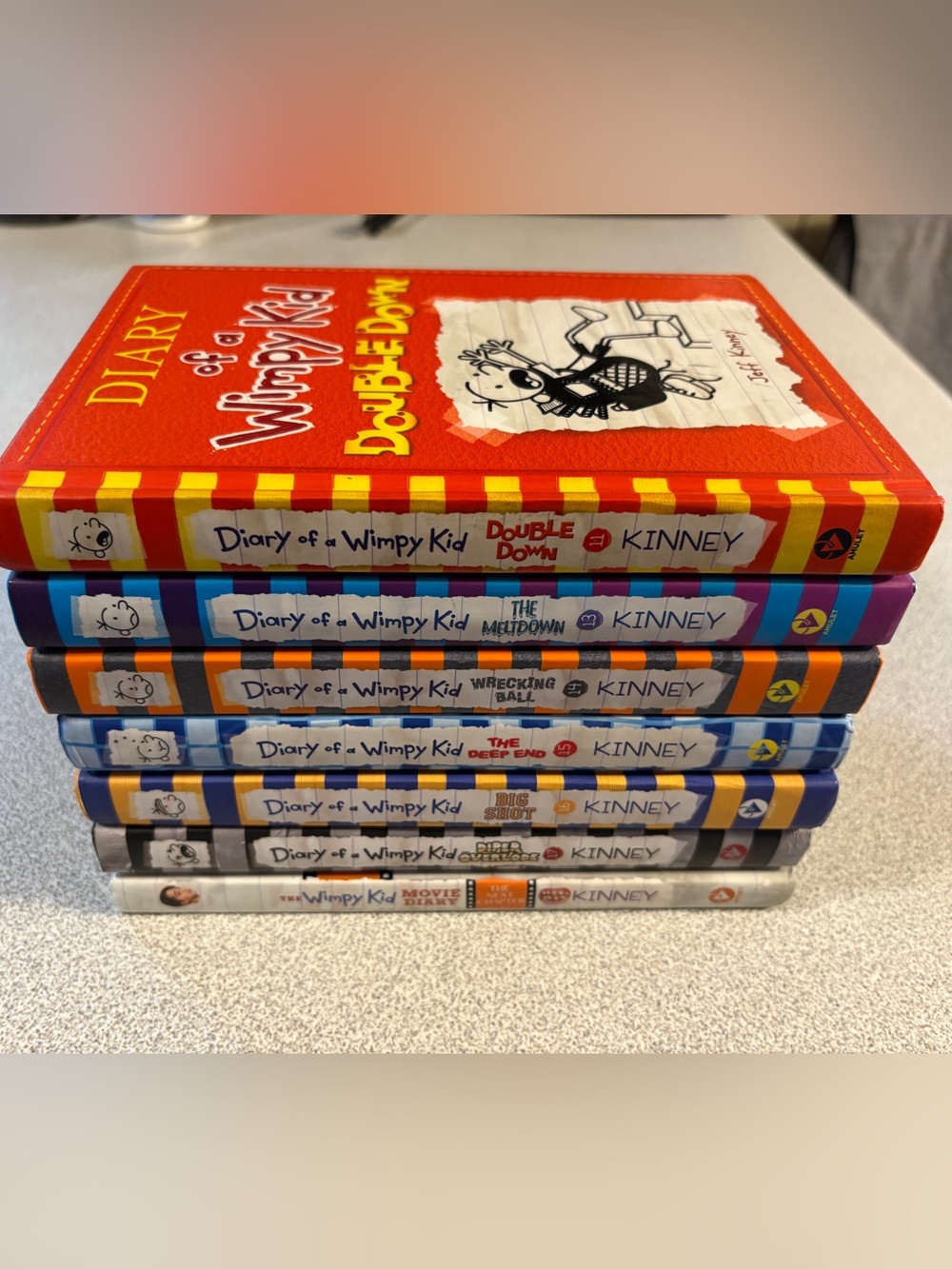 Book Set - Diary of a Wimpy Kid Hardcover Books (7)